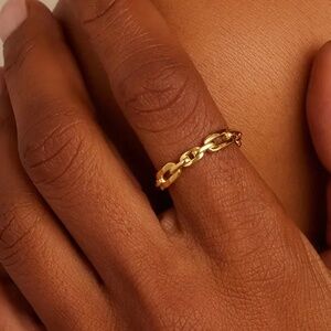 Gorjana Parker Link Ring - Size 9